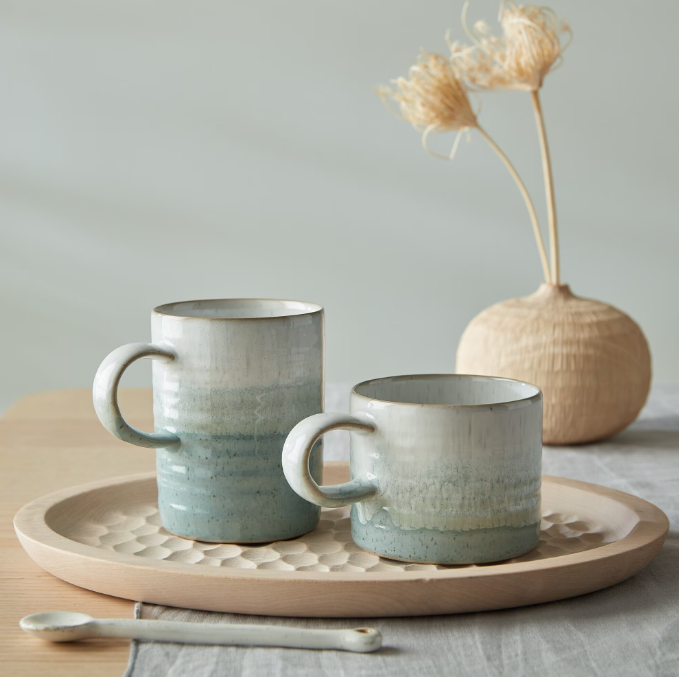 Kiln Green | Small Ridged Mug