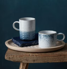 Kiln Blue | Small Ridged Mug