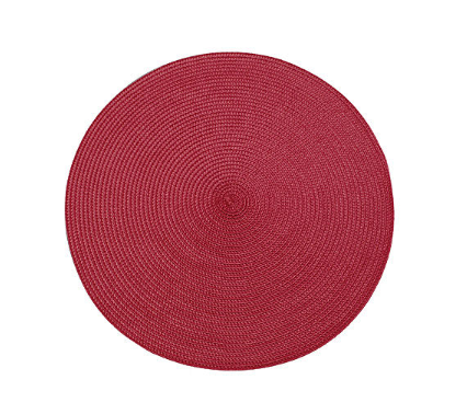 Red Ribbed Placemat