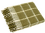 Chequered Olive Throw