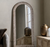 Pimlico Arch Leaner Mirror | White Wash