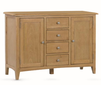 Ken | Oak 4-Drawer Sideboard