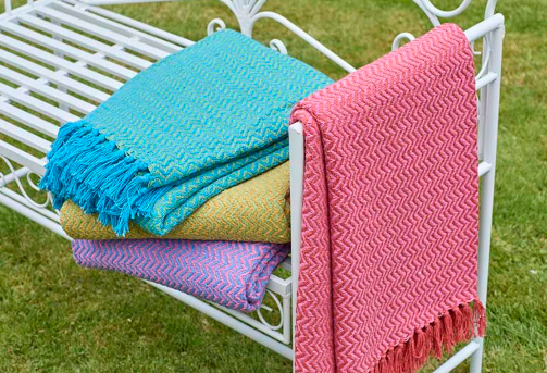 Festival Throw | Blue & Green