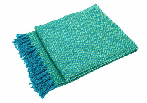 Festival Throw | Blue & Green