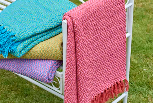 Festival Throw | Pink & Orange