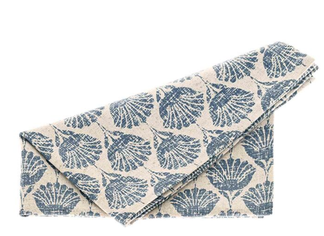 Carnation | Slate Blue Napkins