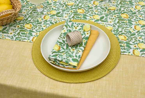 Ribbed Placemat | Lemon