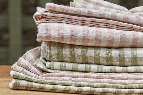 Gingham Napkins | Plaster Pink