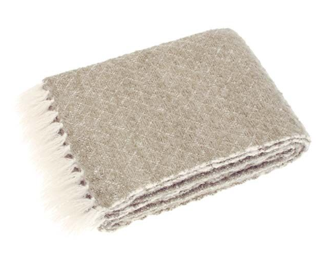 Wool Blend Throw | Natural