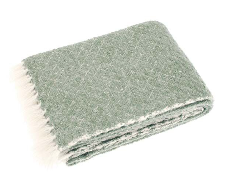 Wool Blend Throw | Sage