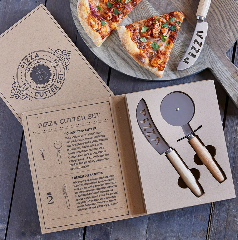 Pizza Cutter Gift Set