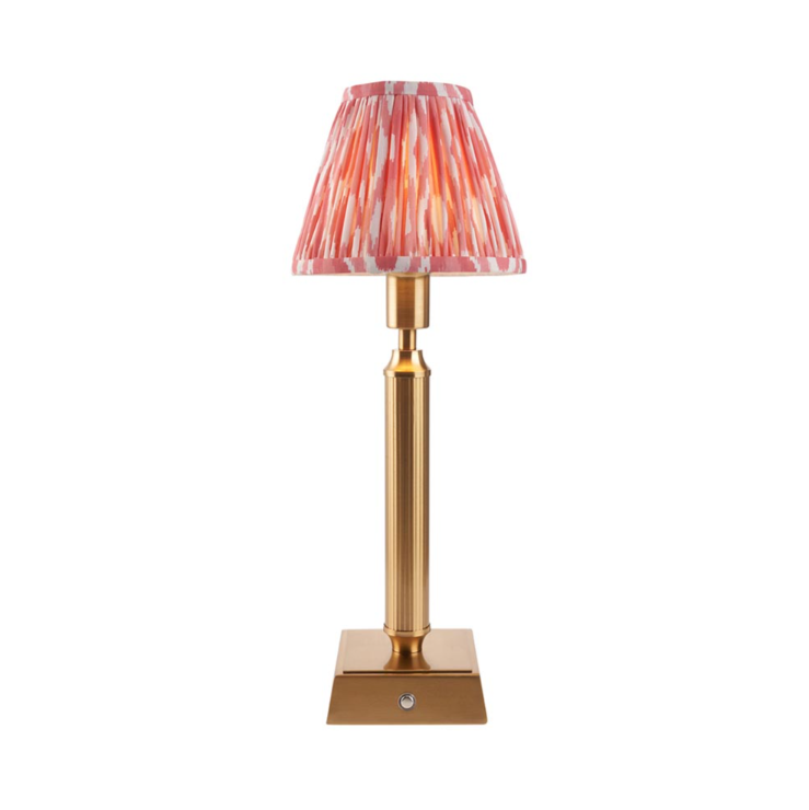 Trobridge Rechargeable & Ikat 16cm Coral pink shade