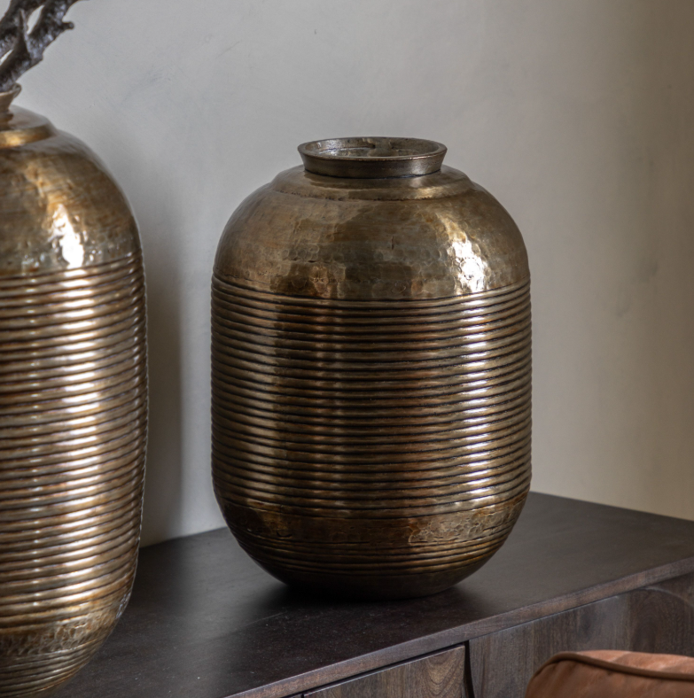 Kasai Metal Vase | Small