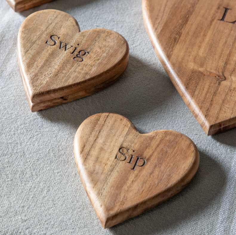 Emotive Heart Coasters