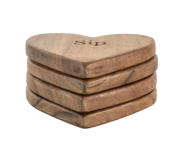 Emotive Heart Coasters