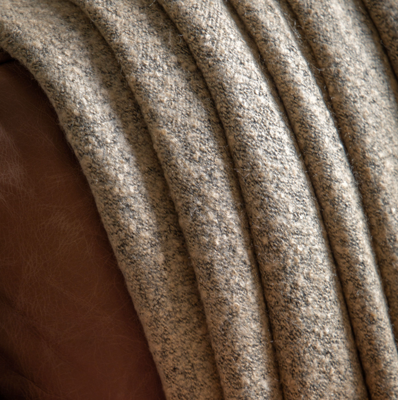 Melange Acrylic Throw | Natural