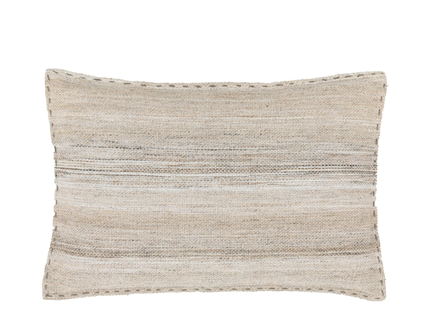 Cardinham Stitched Cushion Ecru