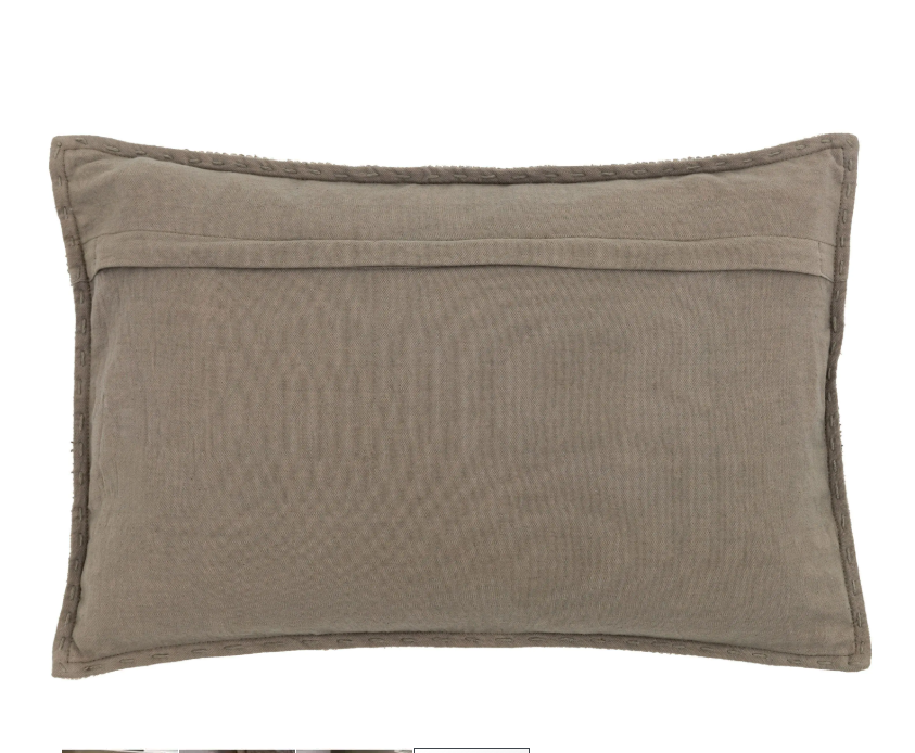 Cardinham Stitched Cushion Ecru