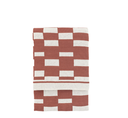 Lohko Knitted Throw | Nutmeg