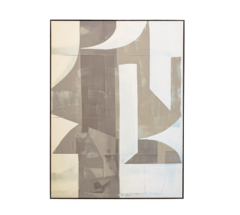 Betong Abstract Framed Canvas