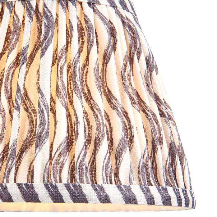 Ripple 20cm Tapered Shade | Pearl Grey