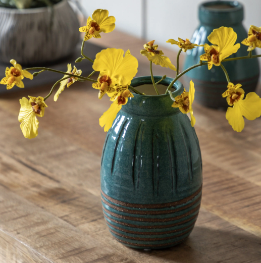 Southwold Ribbed Ceramic Vases