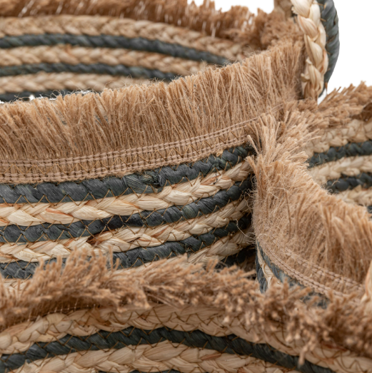 Fringed Stripe | Woven Baskets