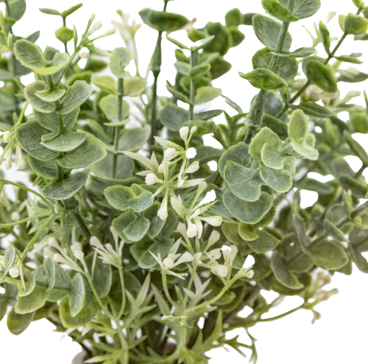 Retro Vase with Eucalyptus