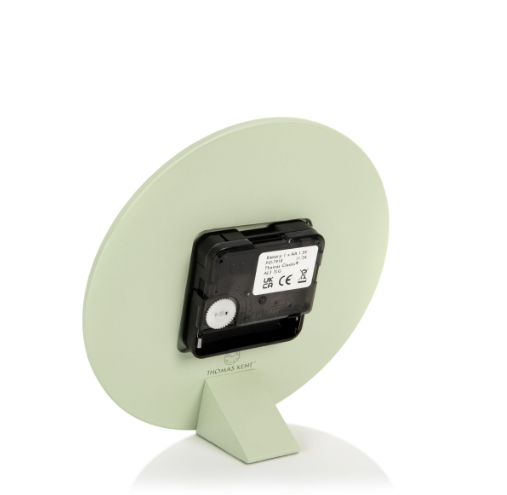 6" Arabic Mantel Clock | Pearl Green