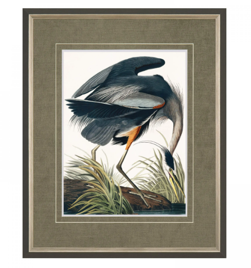 Vintage Blue Heron | Small