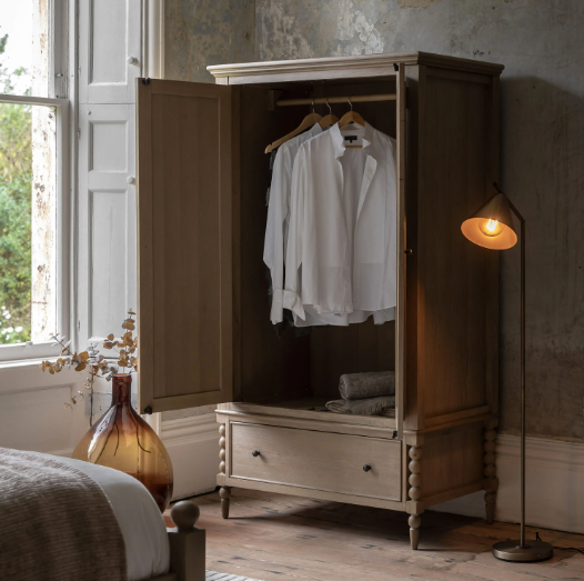 Bobbin | 2 Door 1 Drawer Wardrobe