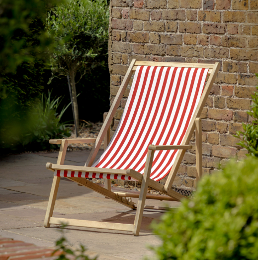 Stripe Deck Chair | Red