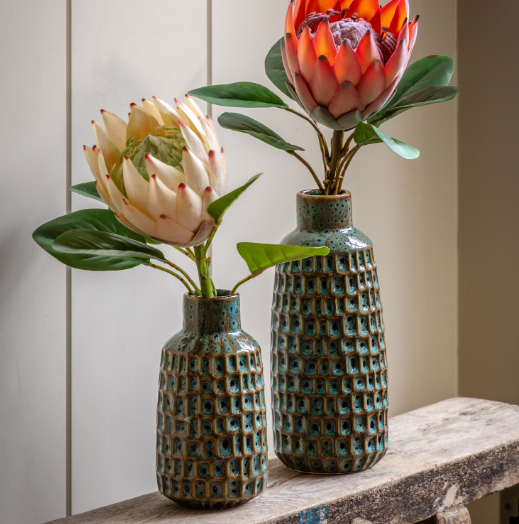 Reactive Glaze Vase Pair