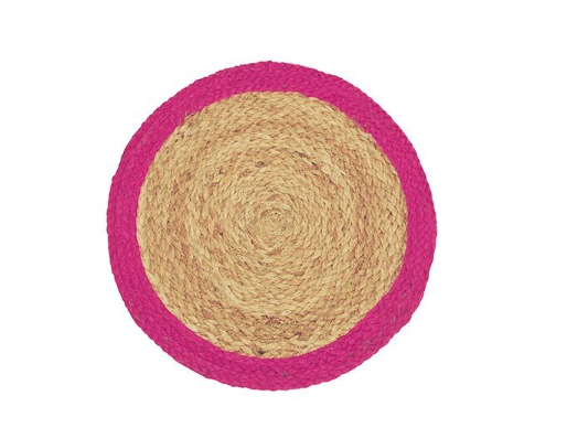 Fiesta Jute Placemat | Pink