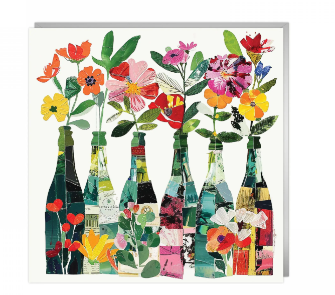 Bottles Greeting Card
