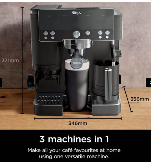 Ninja Luxe Café Premier Espresso Machine - Black