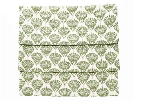 Carnation | Olive Table Runner