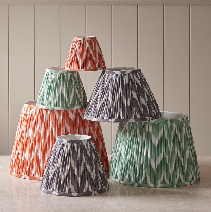 Zigzag 16cm Tapered Shade | Apricot
