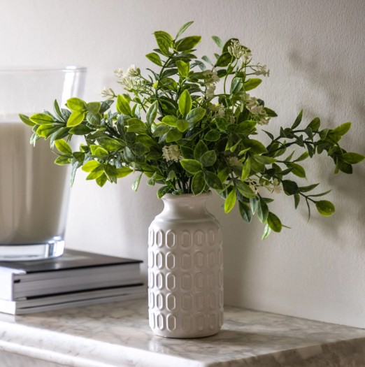 Retro Vase with Meadown Foliage