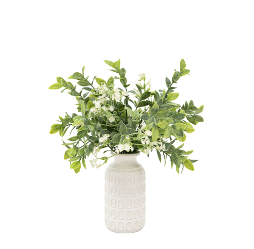Retro Vase with Meadown Foliage