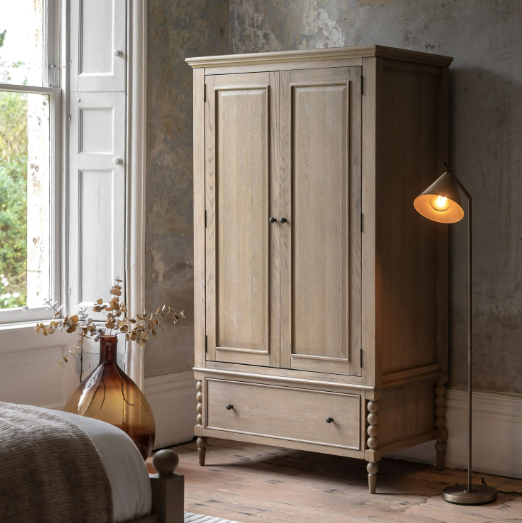 Bobbin | 2 Door 1 Drawer Wardrobe