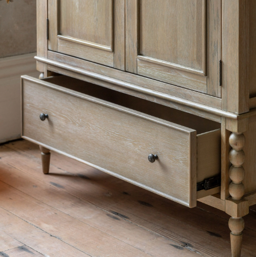 Bobbin | 2 Door 1 Drawer Wardrobe