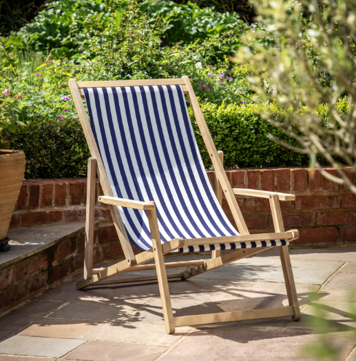 Stripe Deck Chair | Navy