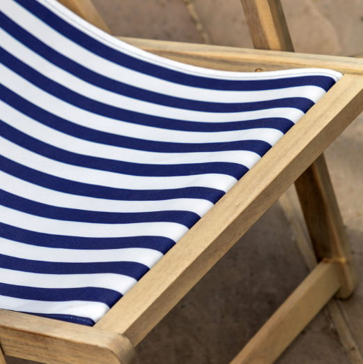 Stripe Deck Chair | Navy