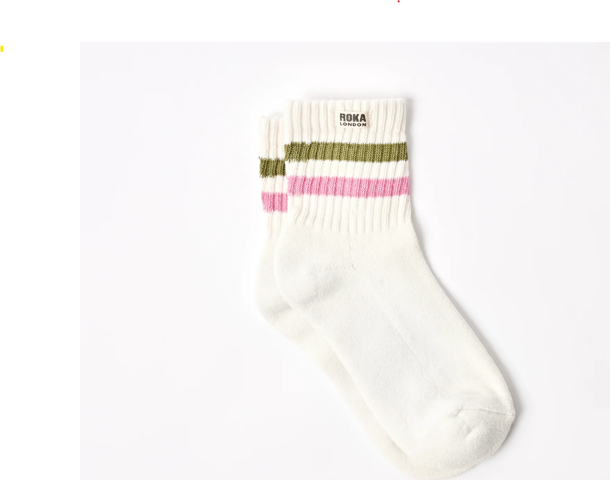 Windsor Stripe Crew Socks | Women