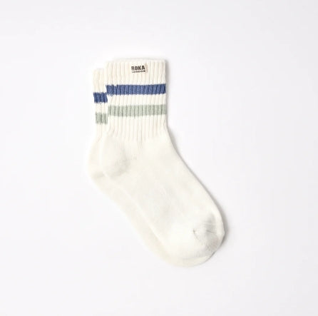 Windsor Stripe Crew Socks | Women