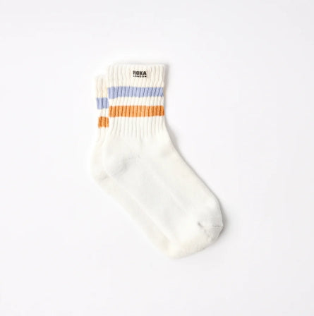 Windsor Stripe Crew Socks | Women