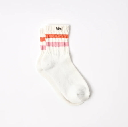 Windsor Stripe Crew Socks | Women