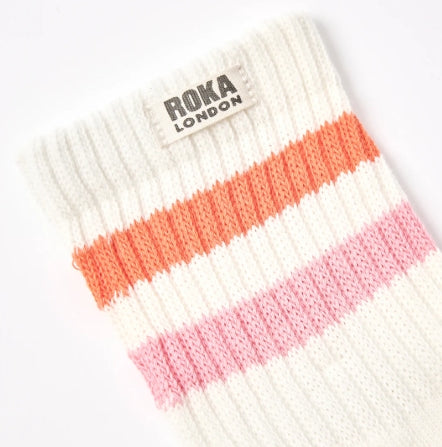 Windsor Stripe Crew Socks | Women