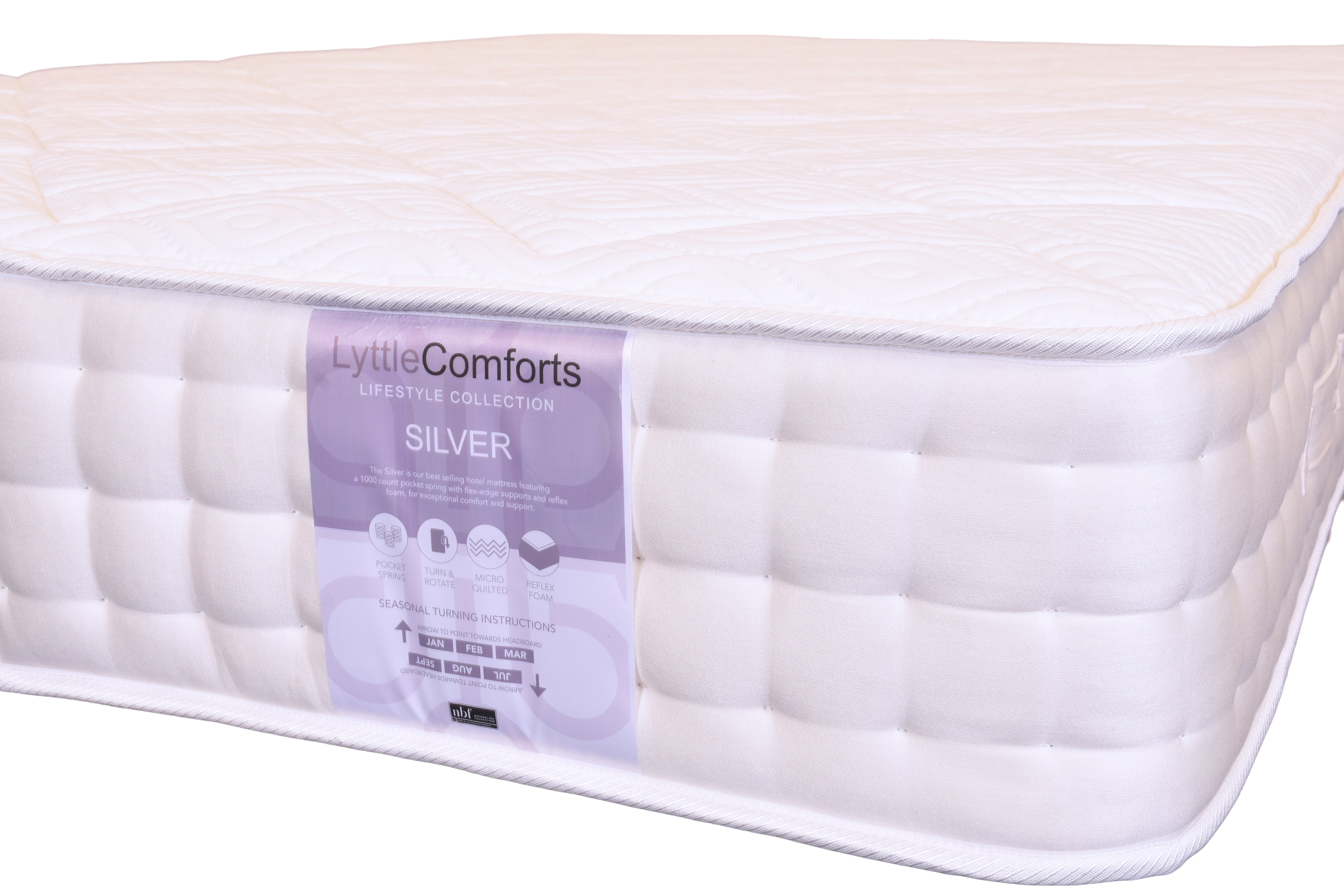 Lyttle Comforts | Silver Mattress